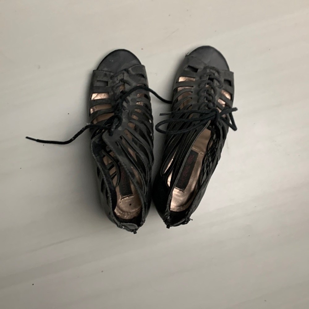 Black high heels